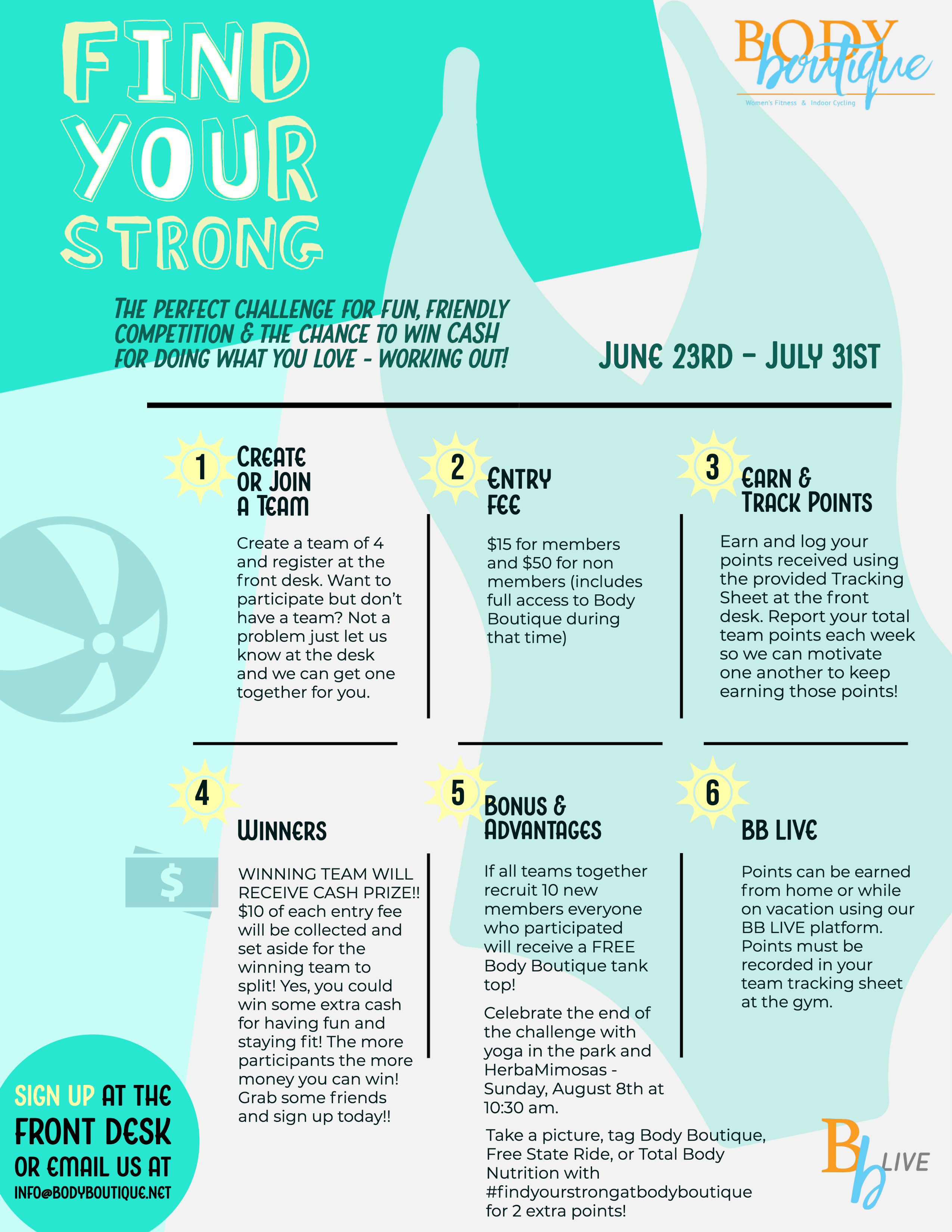 Summer Fitness Challenge Rules Summer Fitness Challenge Rules