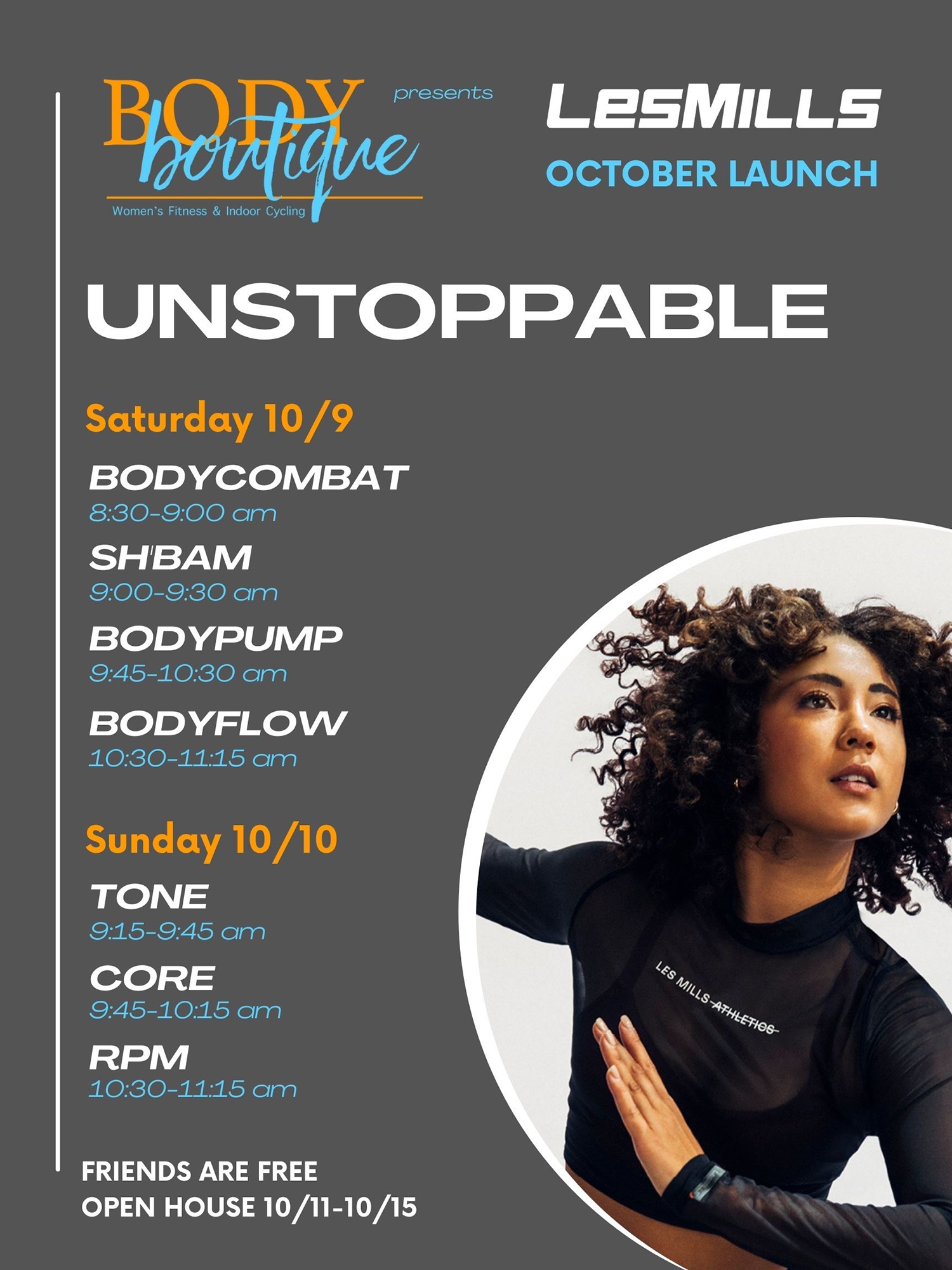 Body Boutique Fitness Les Mills Class Launch October 2021 Body Boutique Fitness Les Mills Class Launch October 2021