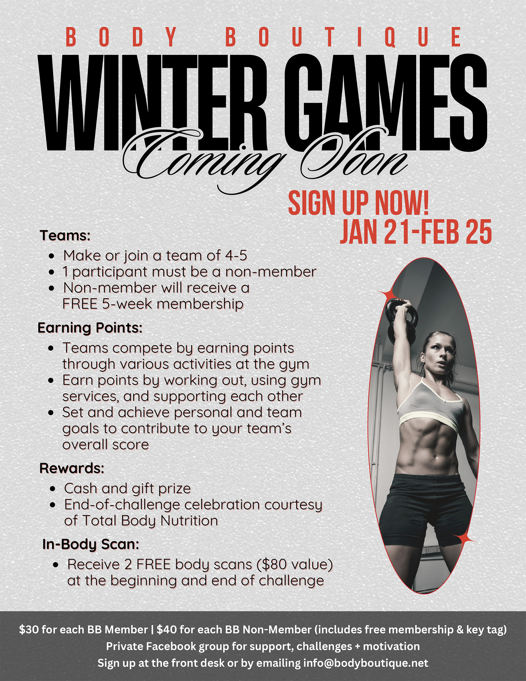 Body Boutique Winter Games