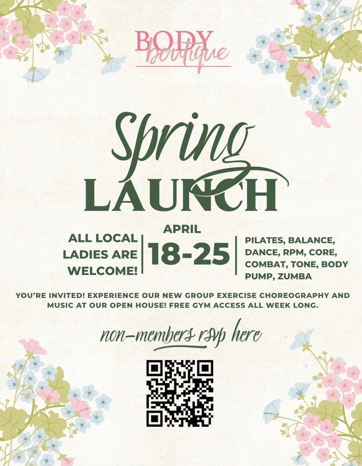 Body Boutique Spring Launch & Open House