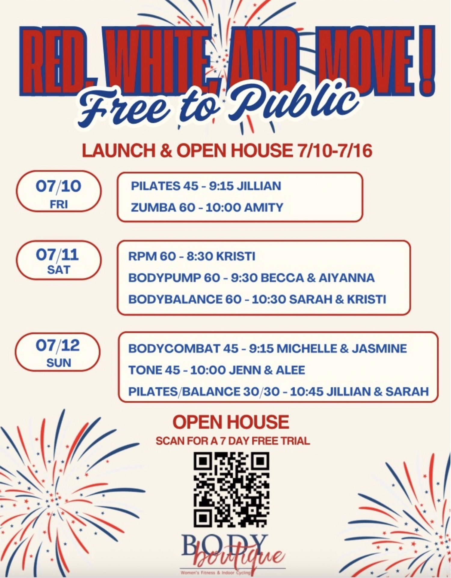 Class Launch Schedule